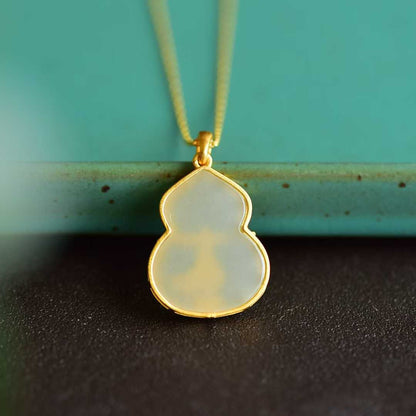 925 Silver Inlaid Nephrite "The Return of the Great Sage" Pendant - jewelry - weilin.com