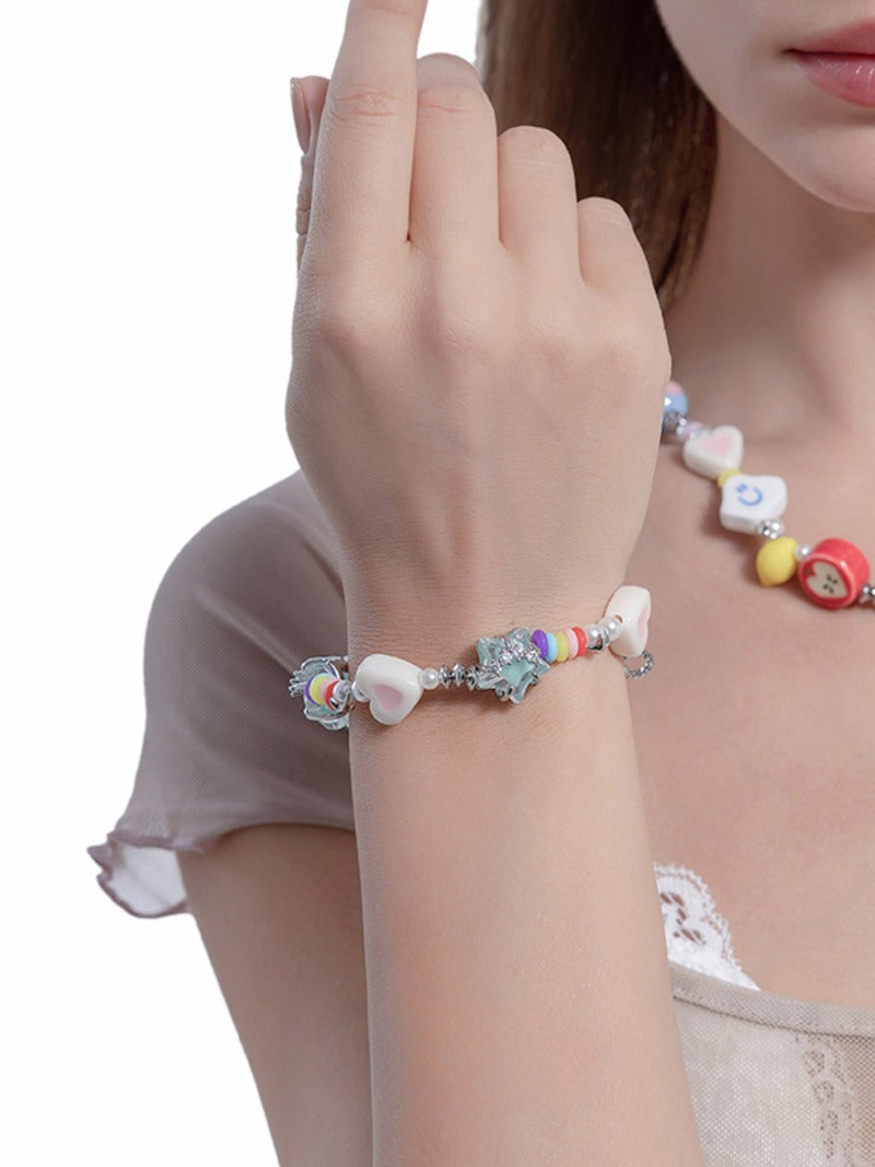 Millennium color beads bracelet