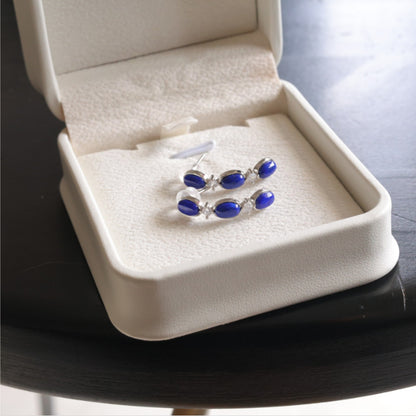 Natural Lapis Lazuli Earrings