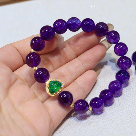 Natural Uruguayan Amethyst Bracelet