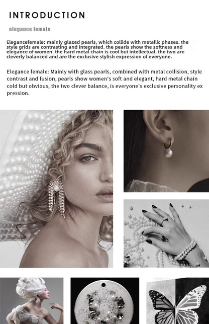 Double-layer wrapped pearl bracelet