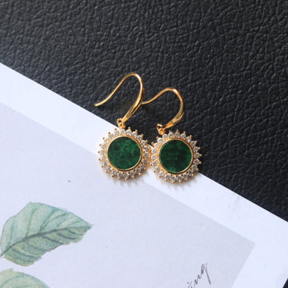 Natural Jadeite Earrings