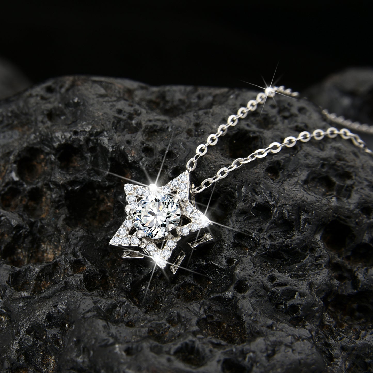 Exploring the Universe Planet Pentagonal Pendant Necklace - jewelryweilin