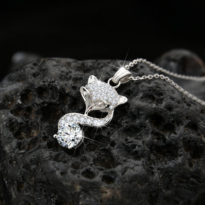 High-end design, smart and sexy fox pendant necklace - jewelryweilin