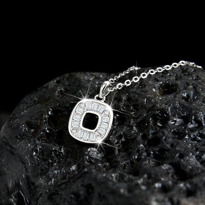 High Design Hollow Cubic Zirconia Pendant Necklace - jewelryweilin