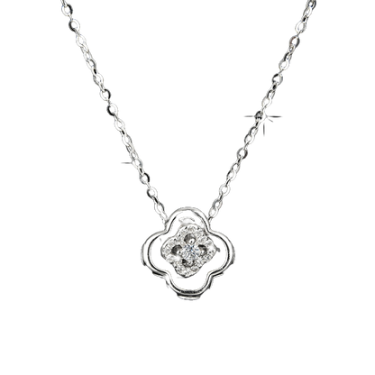 Fashionable and creative four-leaf clover pendant necklace - jewelryweilin