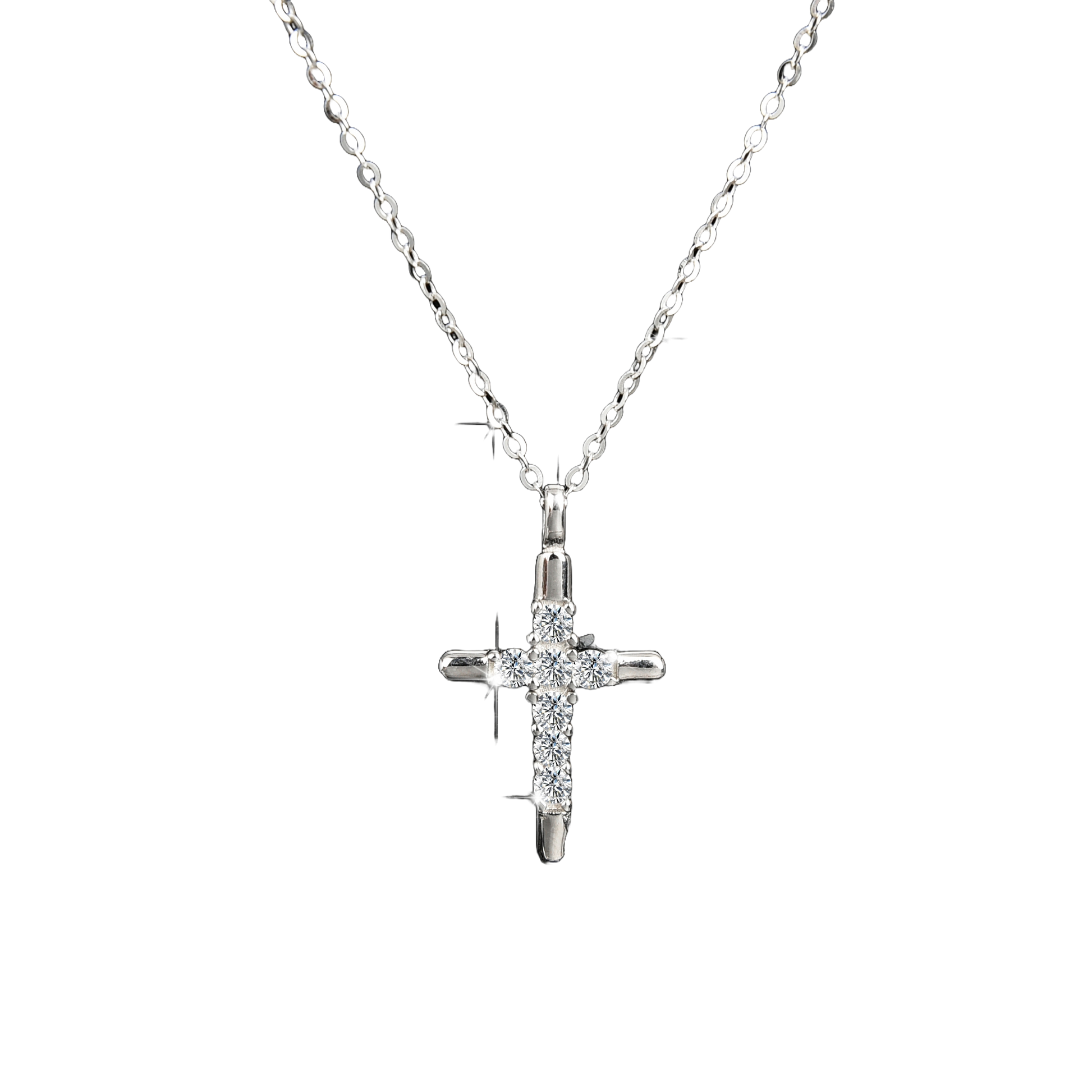Noble and luxurious faith cross pendant necklace - jewelryweilin