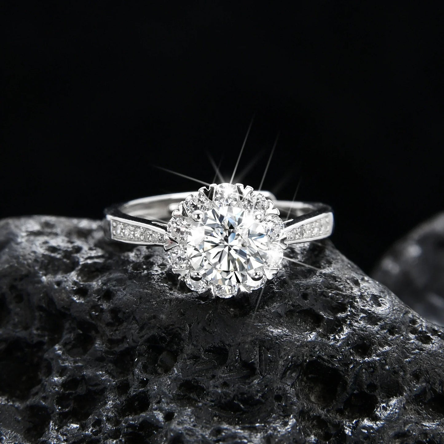 Noble Princess Round Ring - jewelryweilin