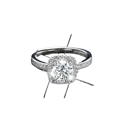 Elegant and luxurious baguette ring - jewelryweilin