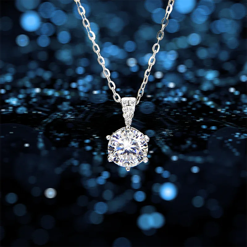 Noble single crystal pendant necklace - jewelryweilin