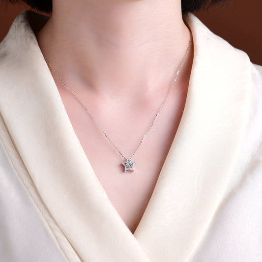 Exploring the Universe Planet Pentagonal Pendant Necklace - jewelryweilin