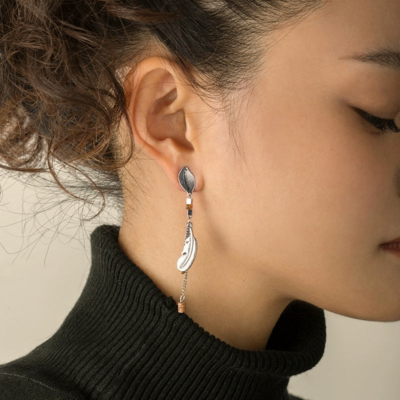 Barley harvest earrings