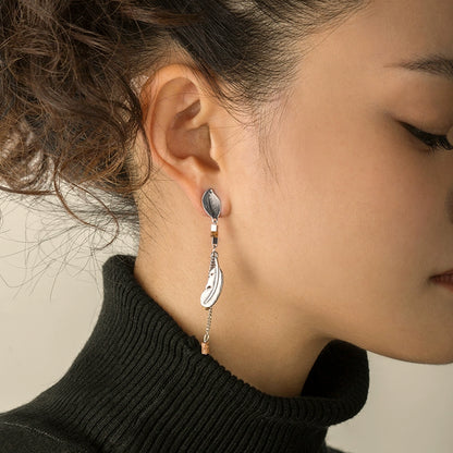 Barley harvest earrings