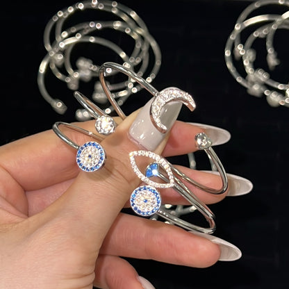 Trendy and fashionable devil eye zircon bracelet - jewelryweilin