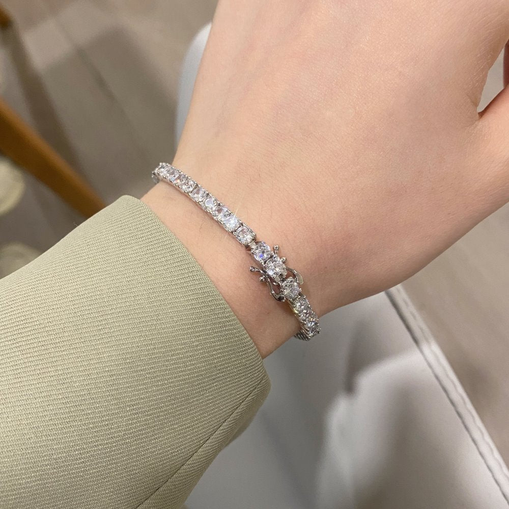 Full row zircon bracelet - jewelryweilin