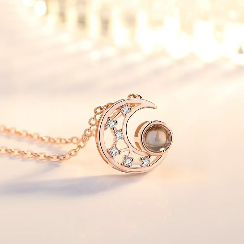 Photo projection eachother necklace
