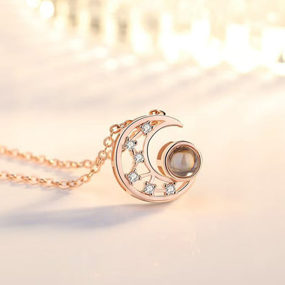 Photo projection eachother necklace