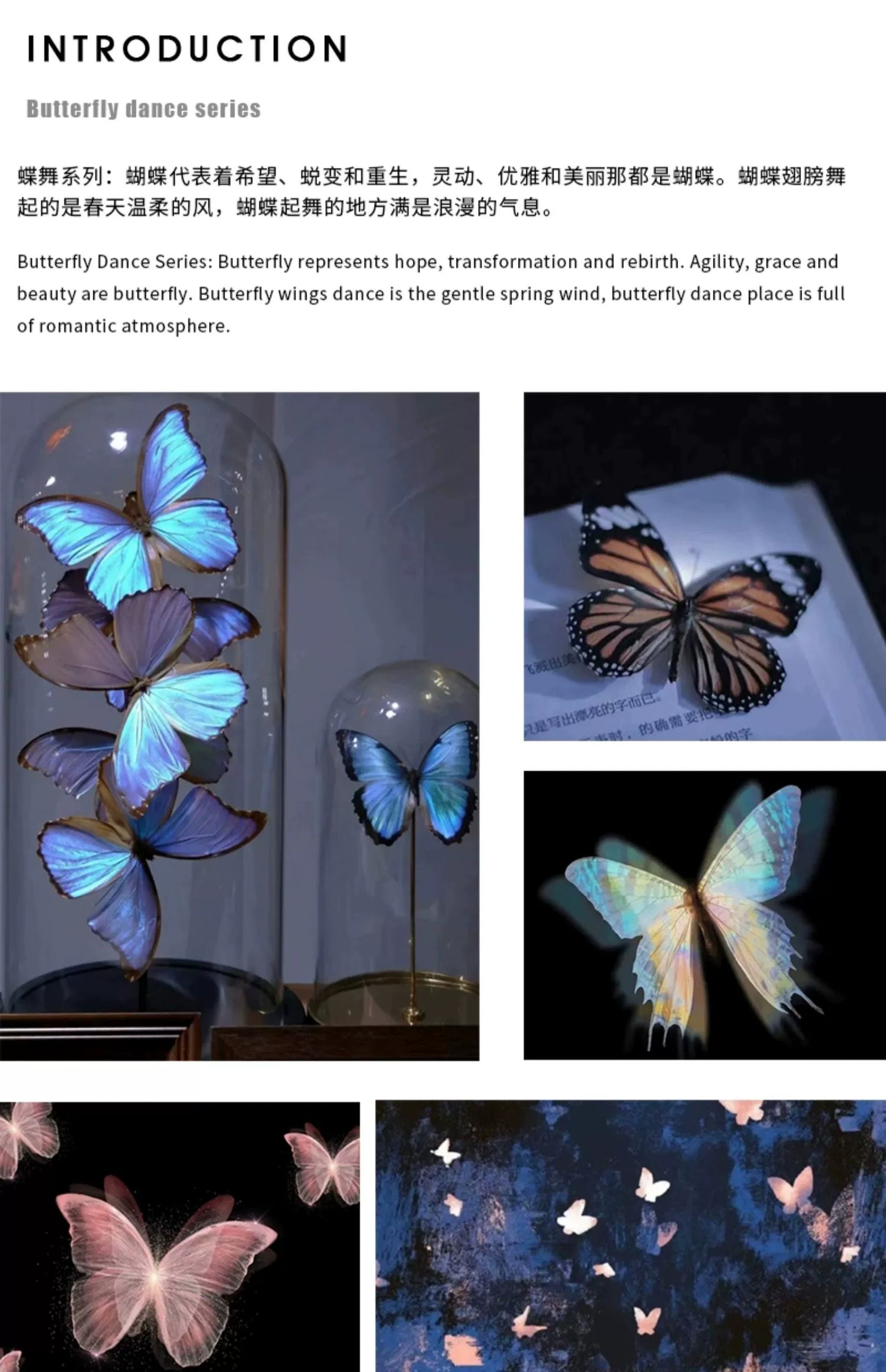 Butterfly dance highlight pearl butterfly necklace