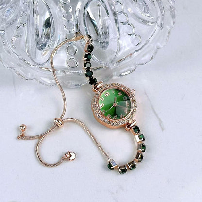 Luxury flower-shaped ladies watch