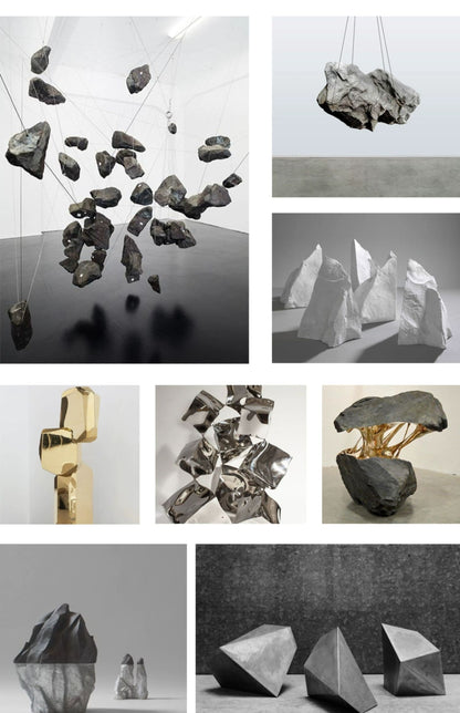 Cross necklace with multiple loops