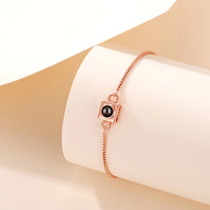 Photo projector box bracelet