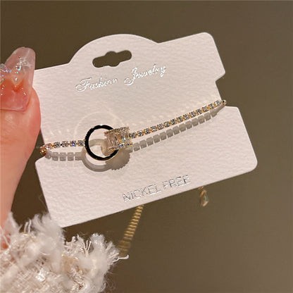 Two-color circle waist bracelet