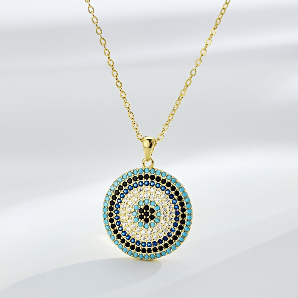 Fashionable and unique devil eye necklace - jewelryweilin