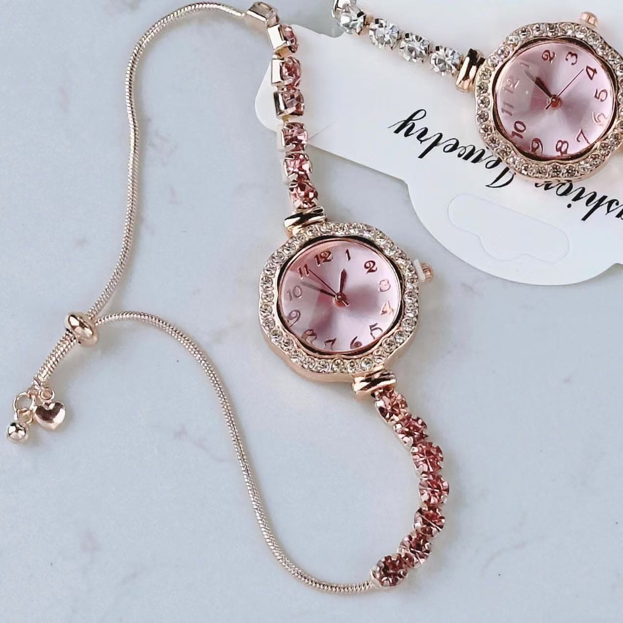 Luxury flower-shaped ladies watch