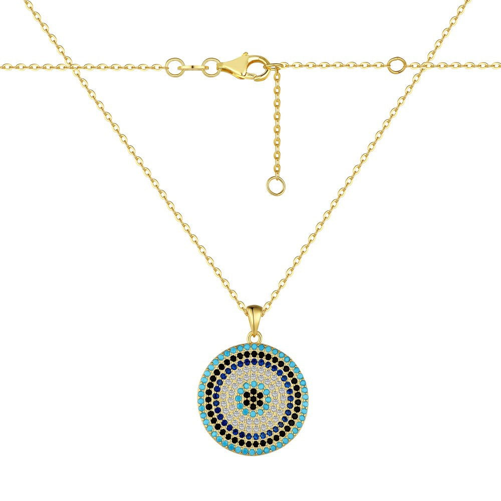 Fashionable and unique devil eye necklace - jewelryweilin