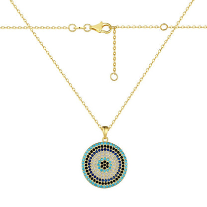 Fashionable and unique devil eye necklace - jewelryweilin