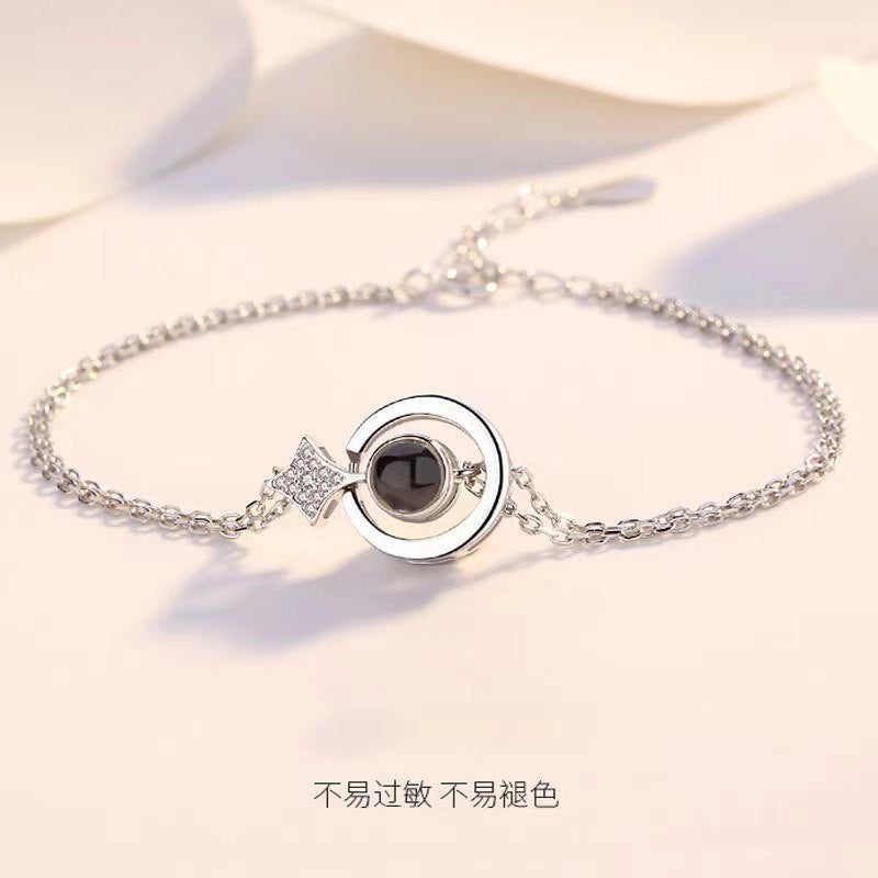 Photo projection star jewelry