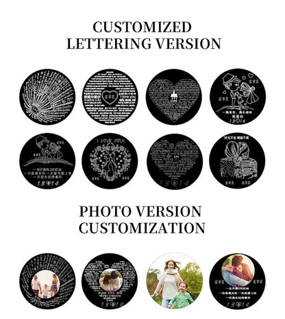 Photo projection colored diamond butterfly necklace