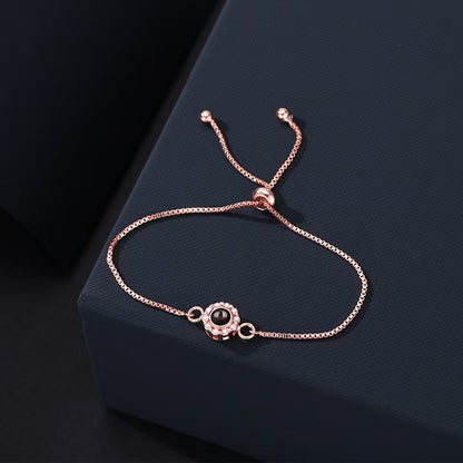 Photo projection personalized creative bracelet