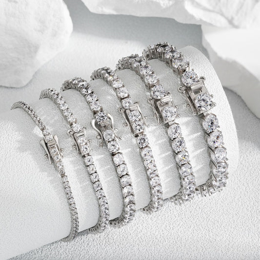 Full row zircon bracelet - jewelryweilin