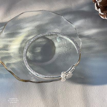 Shiny four-sided solid bracelet