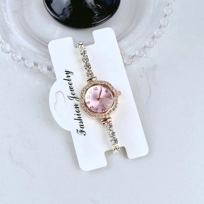 Luxury flower-shaped ladies watch
