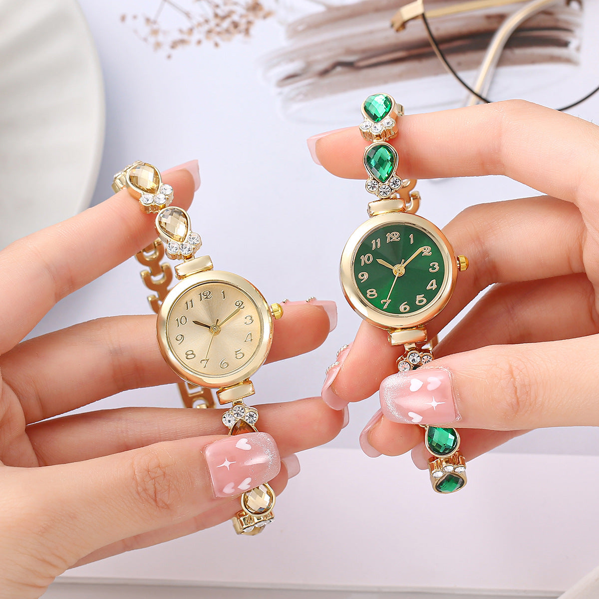 Women's teardrop zircon bracelet