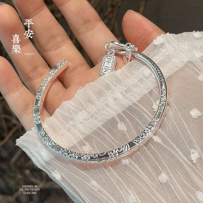 Shiny four-sided solid bracelet