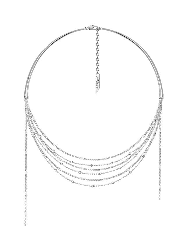 Light breeze tassel necklace