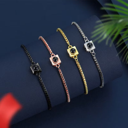 Photo projection personalized creative bracelet