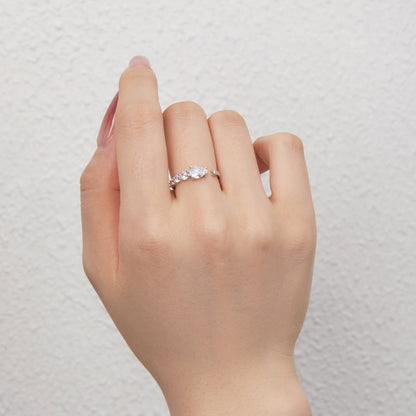 Fashionable and personalized spiral full diamond ring - jewelryweilin