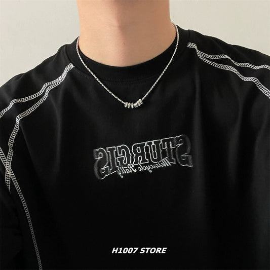 Hip-hop lucky couple clothing necklace