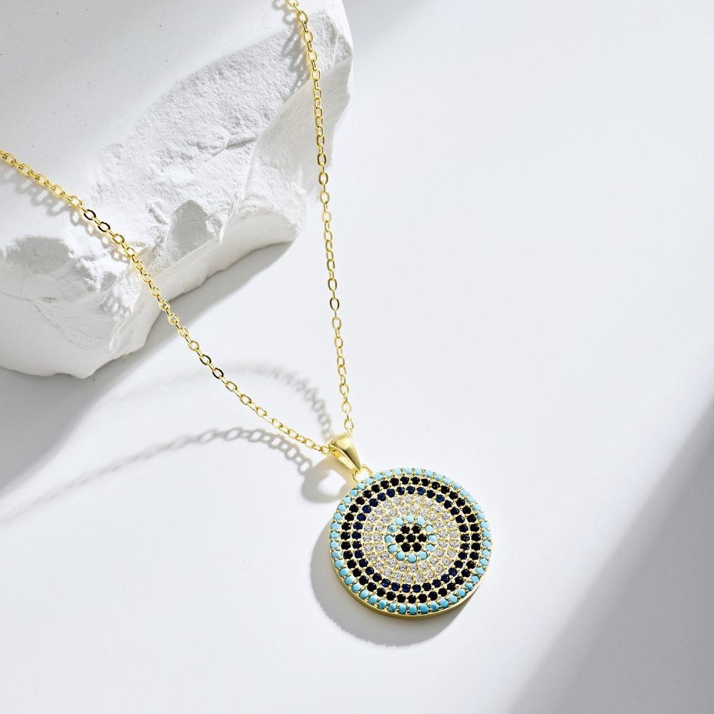 Fashionable and unique devil eye necklace - jewelryweilin