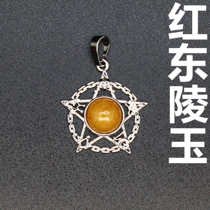 Evil Eye Malachite Pendant