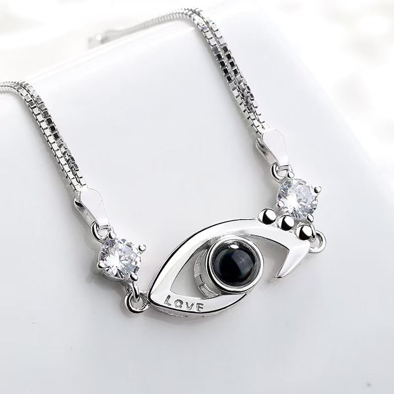 Photo projection demon eye bracelet