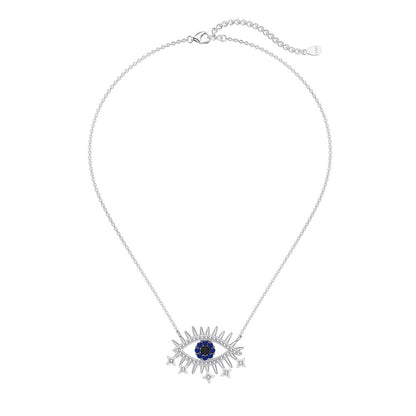 Blue Lucky Eye Necklace - jewelryweilin