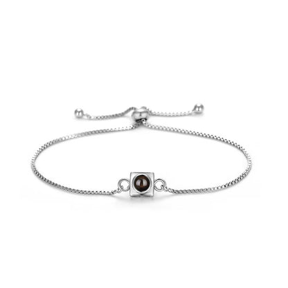 Photo projector box bracelet