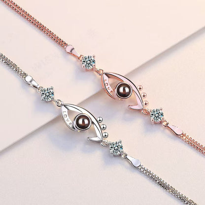 Photo projection demon eye bracelet