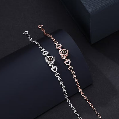 سوار عرض الصور على شكل قلب 