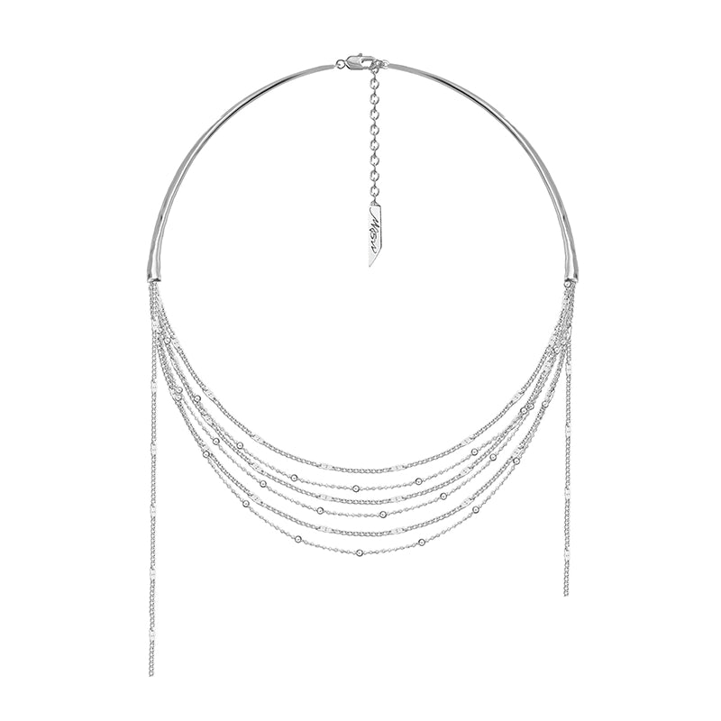 Light breeze tassel necklace